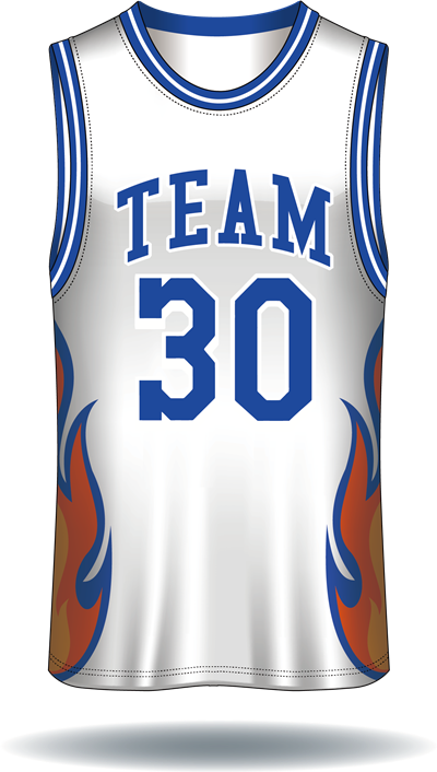 Cool Design Unique Fire White Basketball Jersey
